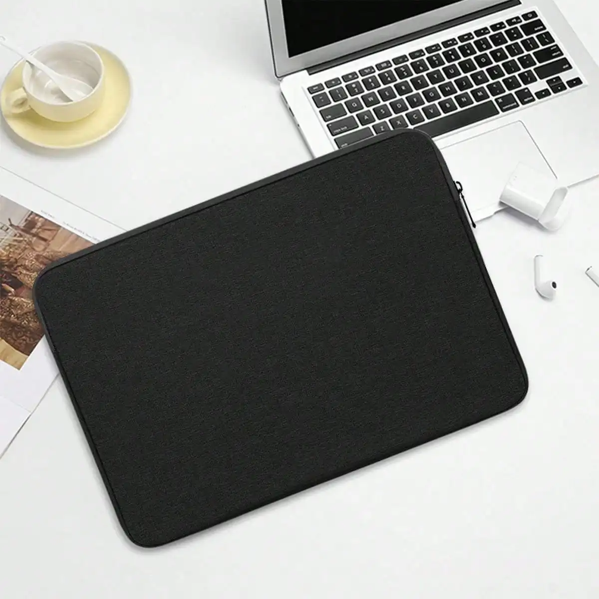 Lightweight Laptop Sleeve, Shockproof Bag, Pu Computer Bag, Tablet Storage Bag, Handbag, iPad Sleeve, Shockproof Bag, Lightweight Tote Bag, Tablet 13.3- 14.6inch Inch, Simple Commuter Storage Bag for Notebook, Scratch-Resistant, Fleece-Lined Protection, Multiple Sizes Available, Computer Bag