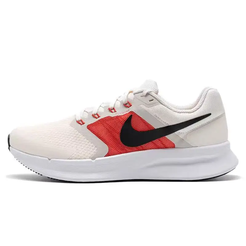 Nike Run Swift 3 Running Shoes for Men, Comfortable, Versatile, Wear-Resistant, Breathable, Low-Top, Casual, Urban Commuting, Beige Dr2695-107