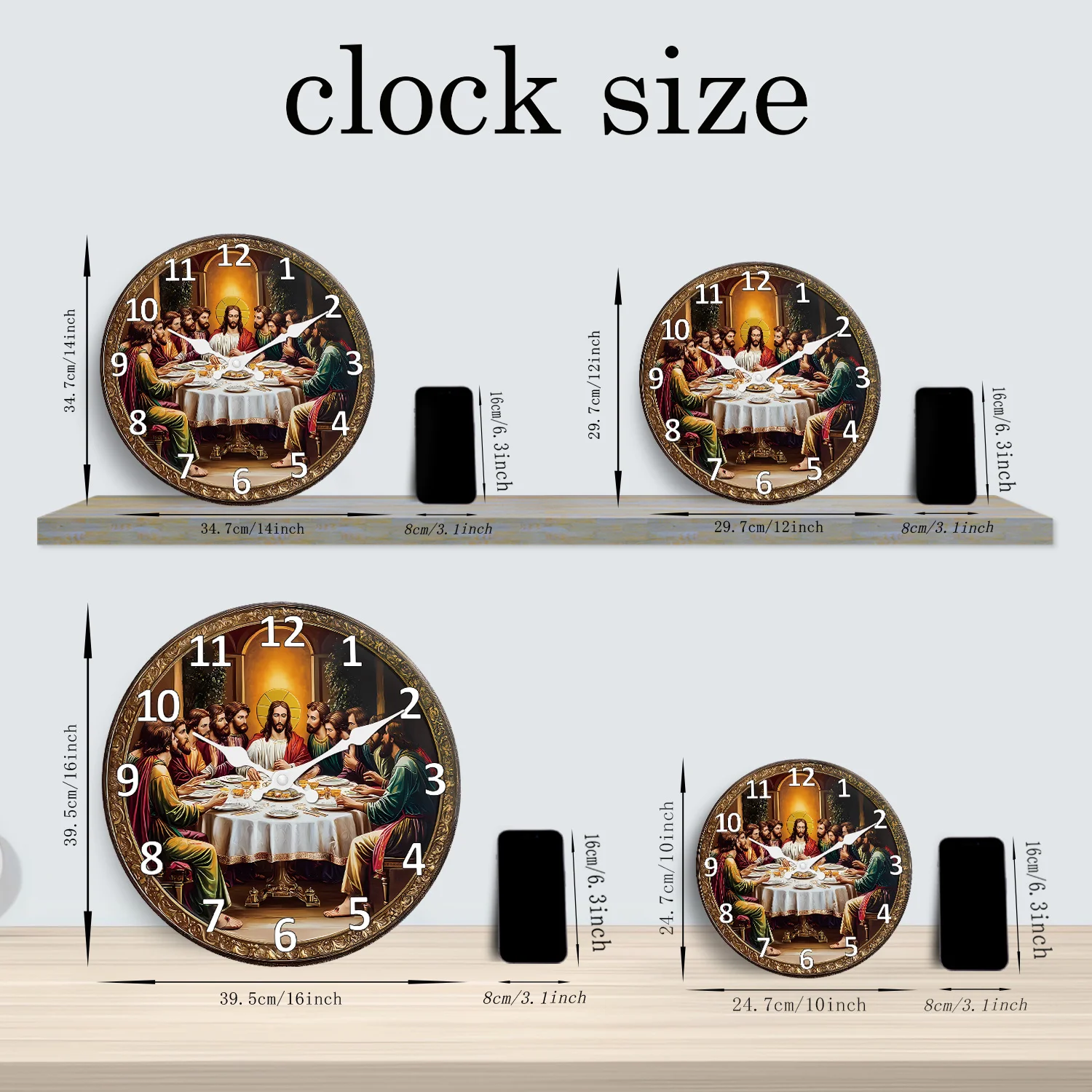 Thumbnail 3 - #41 Best Large Decorative Wall Clocks to Buy In 2026