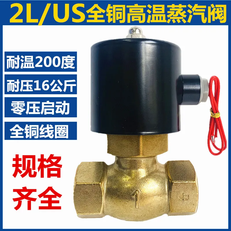 Электромагнитный клапан High Temperature Steam Solenoid Valve, 2 Way Control Valve, DN15/DN20/DN25, 220V/24V, 4/6 Points, 1 Inch Вода и пар — деталь 1