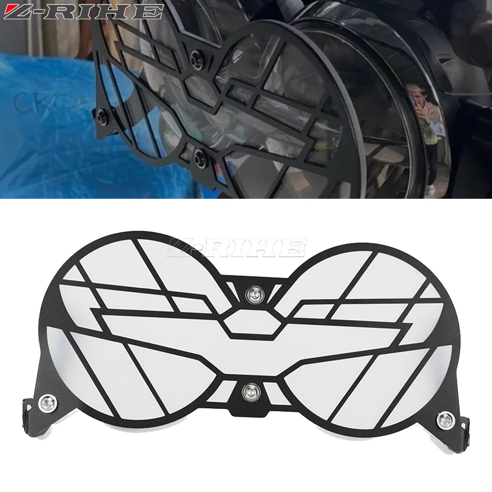 

2025 2026 Motorcycle Folding Headlight Guard Head Light Grille Cover For Moto Guzzi V85TT V85 TT 2019 2020 2021 2022 2023 2024