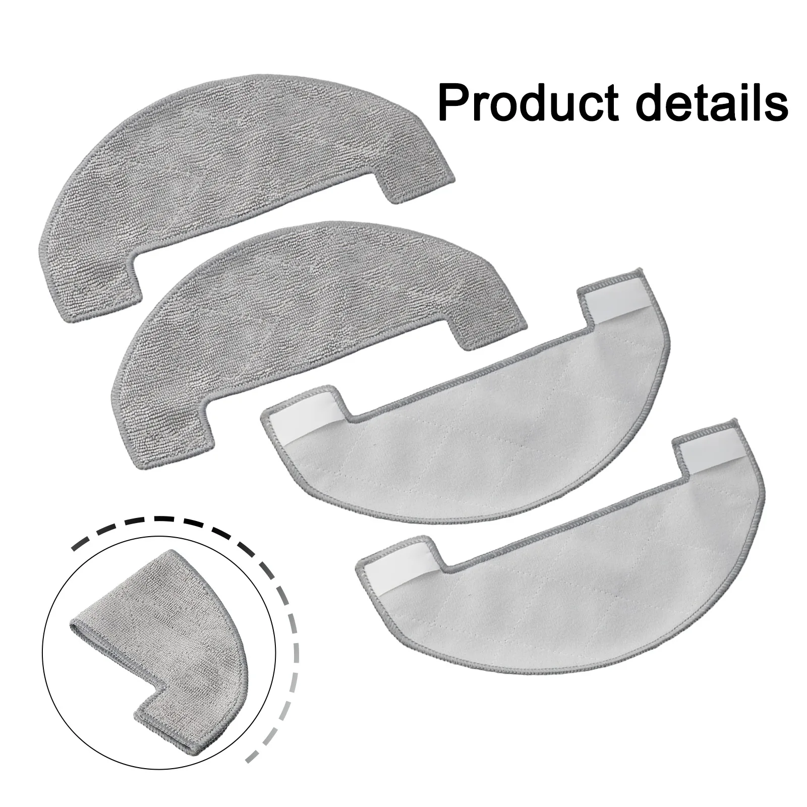 Daily Cleaning Robot Vacuum Mop Cloth Accessory Robot Vacuum Cleaner Rag Long for service Life Multiple Pack Options