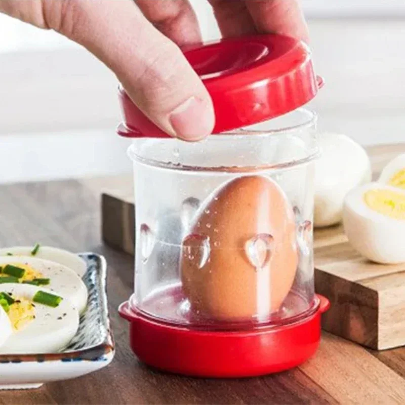 

Boiled Eggs Peeler and Cracker Boiled Egg Shell Peeler Stripper, Shake and Peel Peeling Kitchen Tool, Egg Opener Tool