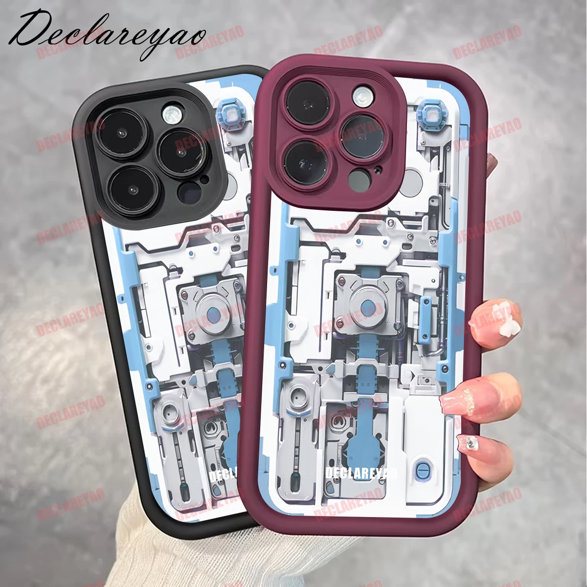 DECLAREYAO ماتي ضوء سليم بولي يوريثان لينة Coque ل Xiaomi Mi 14 12 Lite 13 5G 13T NE 9T 8 Civi 2 11 غطاء مقاوم للصدمات