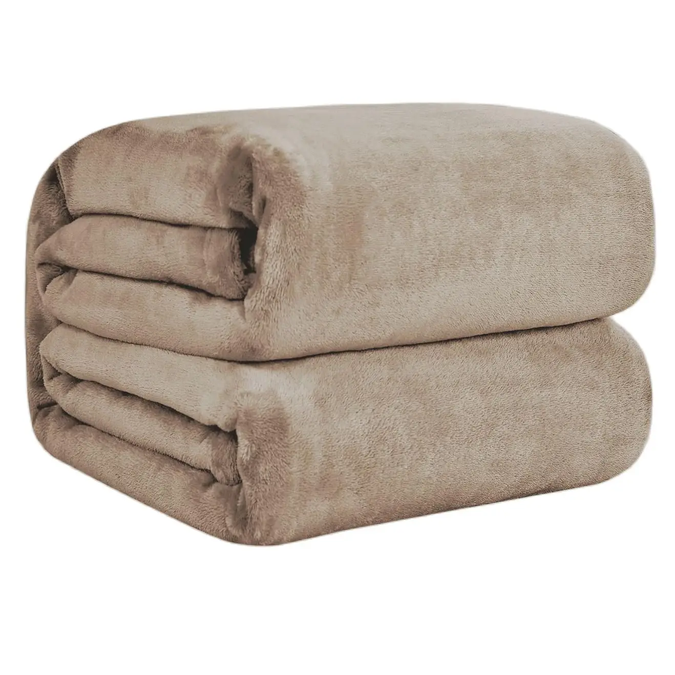 

Warm and breathable flannel blanket - soft blankets made of 100% extra soft polyester microfiber for sofa, bed and travel