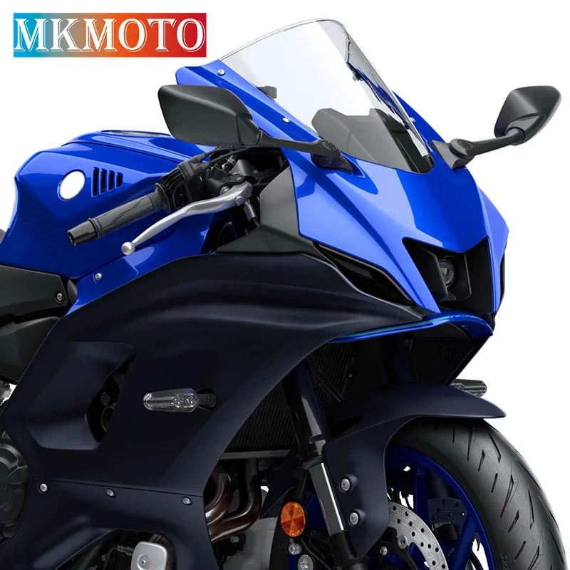 YZF-R7 2022-2024 YZF-R6 YZF600 2017-2023 용 보호 디플렉터, 앞유리 바이저, r7 r6 오토바이 액세서리