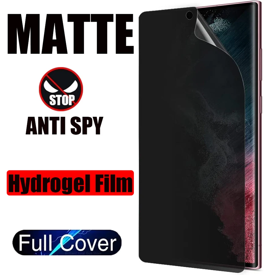 Anti Spy Matte Hydrogel Film For Google Pixel 6 4 XL Pixel 3A Pixel 3XL 4A XL Screen Protector Pixel2 XL Pixel5 Pixel 6 8 Pro 7