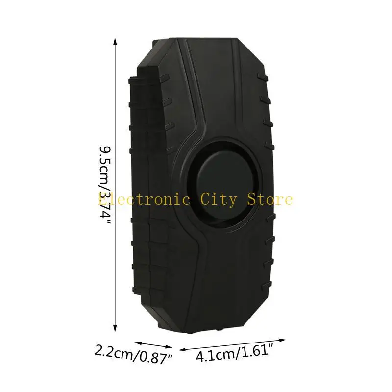 Bike Alarm with Remote Waterproof Adjustable for Door Window Type-c Fast HU8D