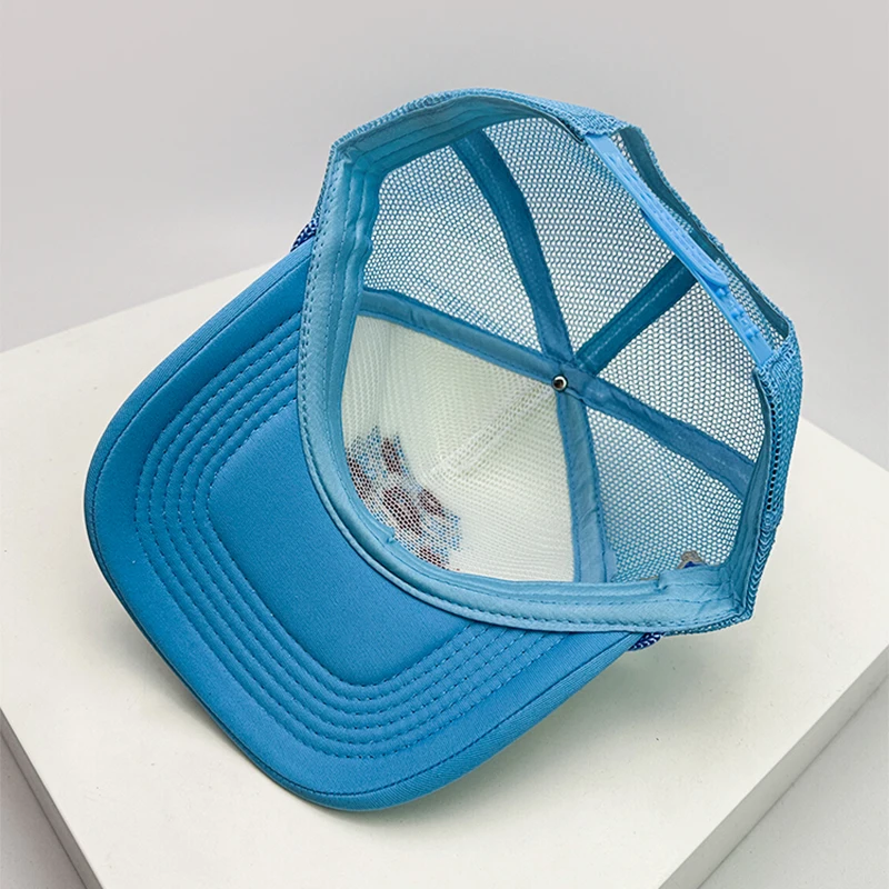American Style Embroidered Letters Lip Baseball Hats Sunshade Versatile New Men Women Breathable Trucker Caps Fashion Street