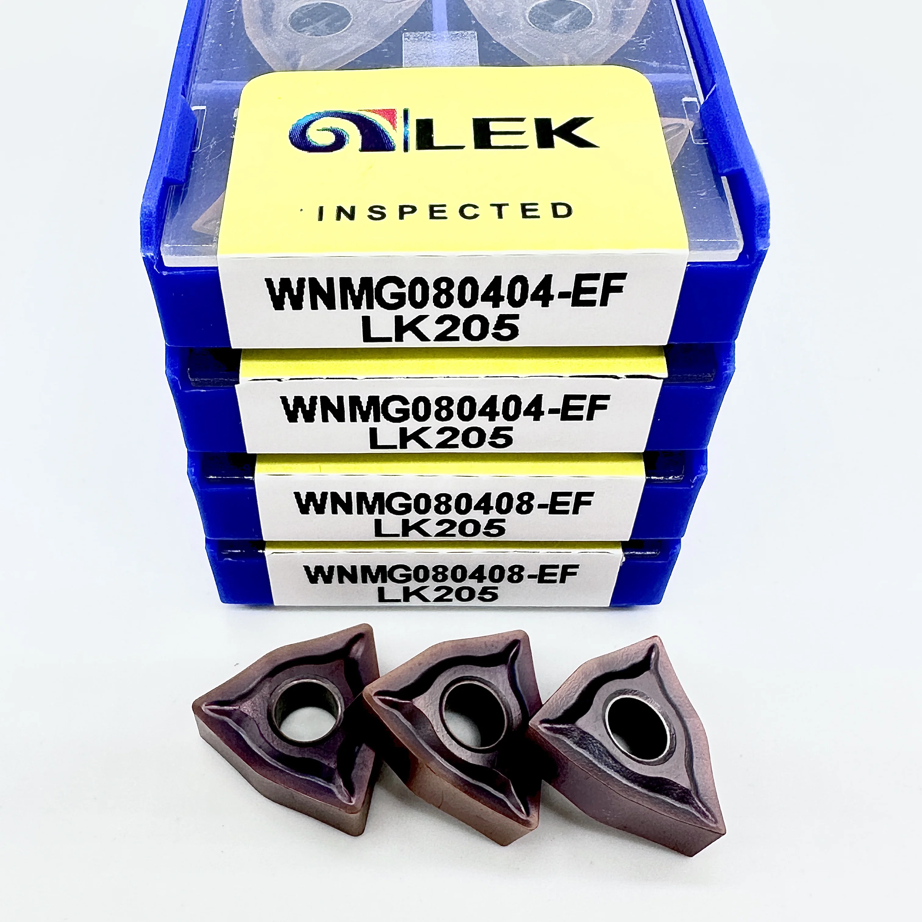 

WNMG080404 WNMG080408-EF LK205 Original External Turning Tool Carbide Insert Steel Processing CNC Lathe Turning Insert
