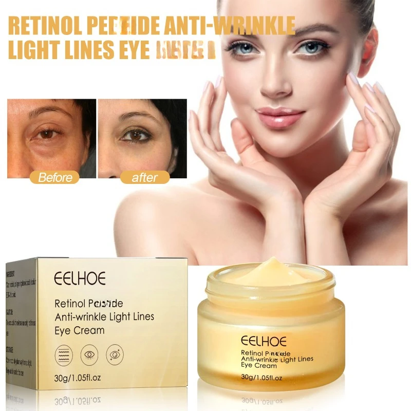 Retinol repair eye cream improve Dark Circles eye bags firming eyes fade fine lines remove wrinkle anti aging moisturizing care