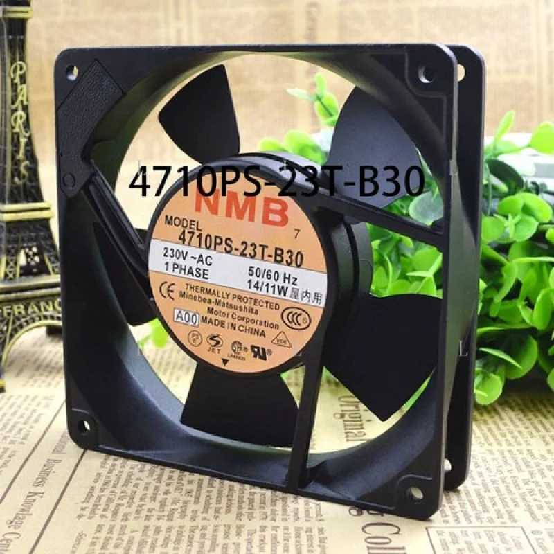 

L для вентилятора NMB-MAT 120*120*25 мм 4710PS-23T-B30 230 В переменного тока 14/11 Вт 2-контактный охлаждающий вентилятор для шкафа
