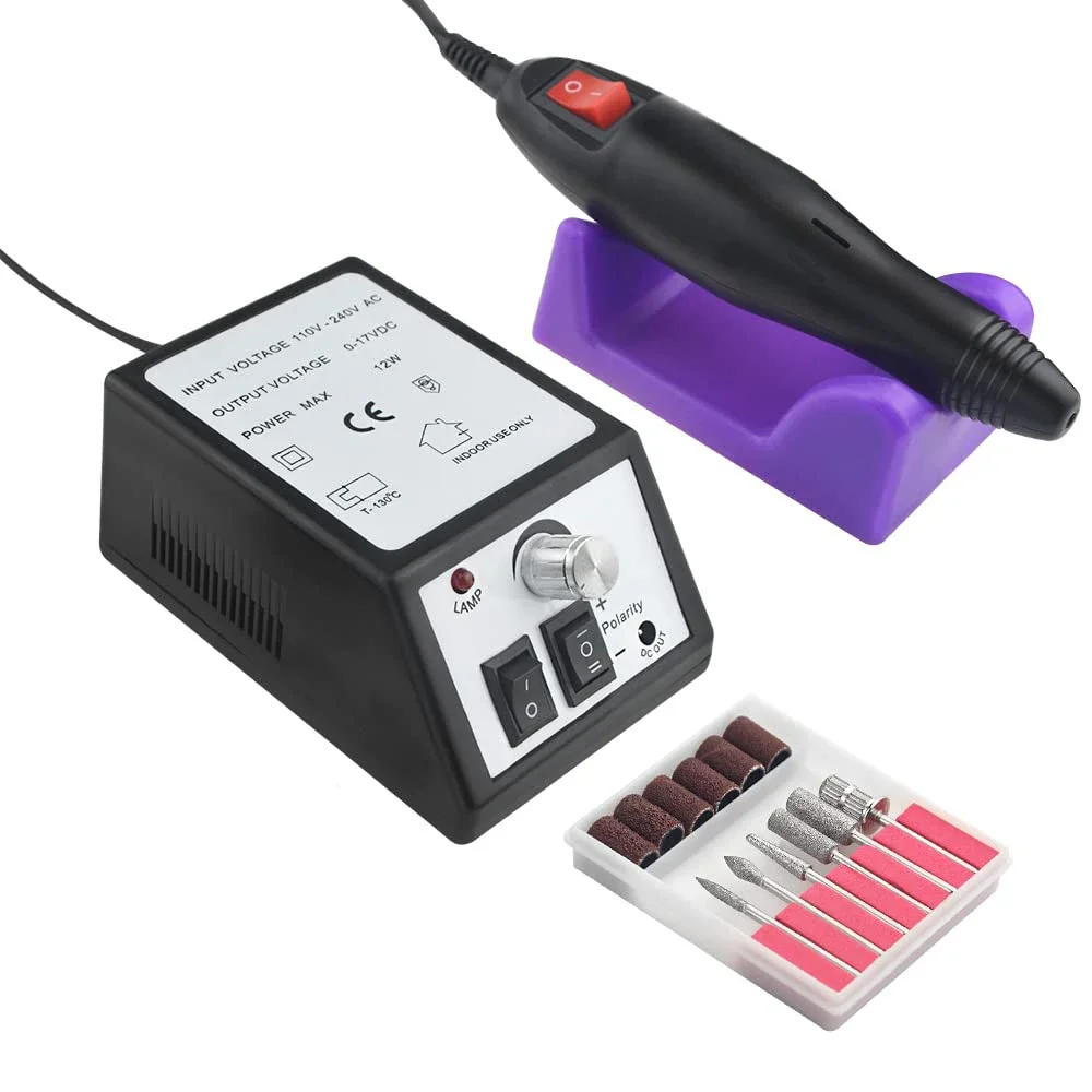 Professional Manicure Drill Machine Set Electric Nail Drill Machine Nail Sander Gel Cuticle Remove Nail Lathe File Polish Tool