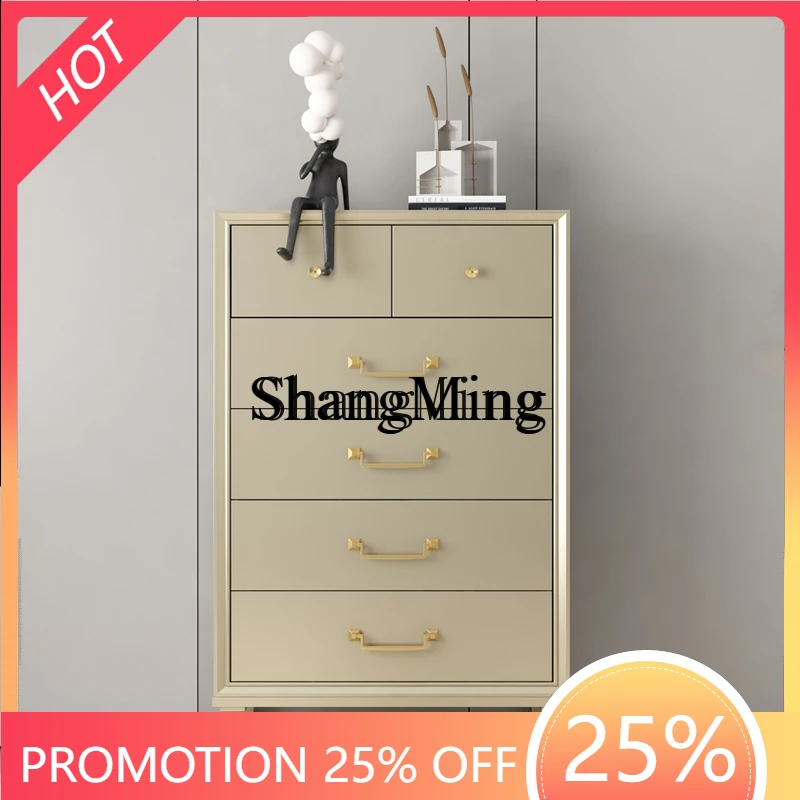 

CL chest of drawers simple modern light luxury bedroom living room TV storage locker champagne