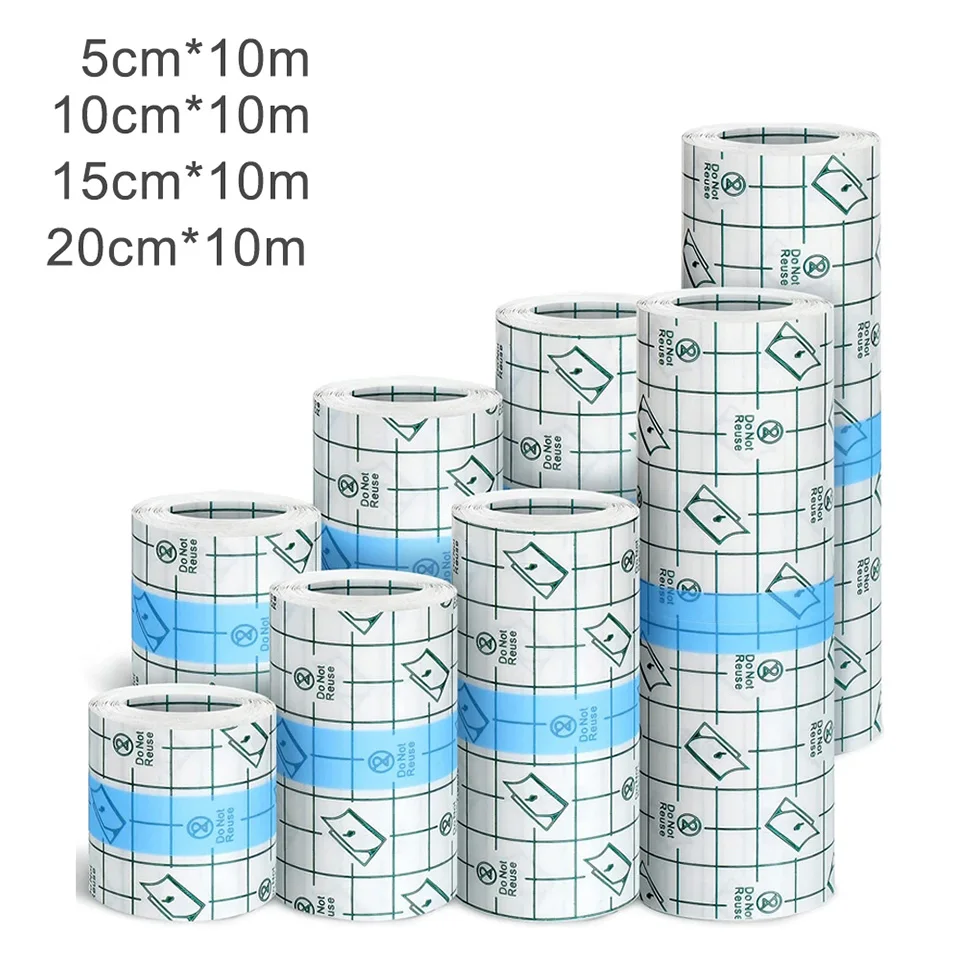 

5 м, 10 м, 15 м, водонепроницаемая Защитная лечебная пленка для татуировок, послеуход, бандаж, прозрачная восстанавливающая кожу пленка для татуировок, рулон пленки