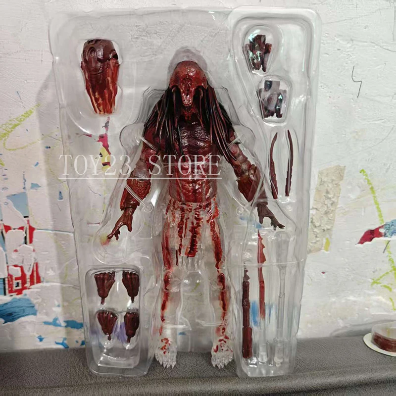 NECA Prey Ultimate Feral Predator Figure Bear Feral Action Figure Collectible Model Predator Toys Christmas Gifts