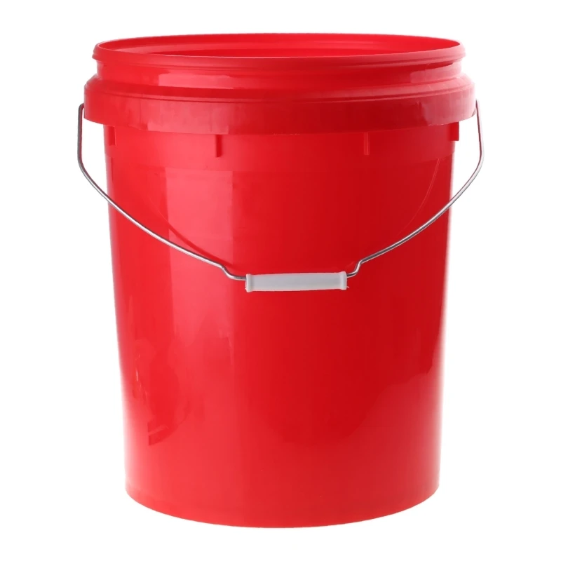 Professionsal Car Wash Bucket Seat-Mounted Car Cleaning Bucket with/without Lid Movable Car Wash Bucket for Car Washing