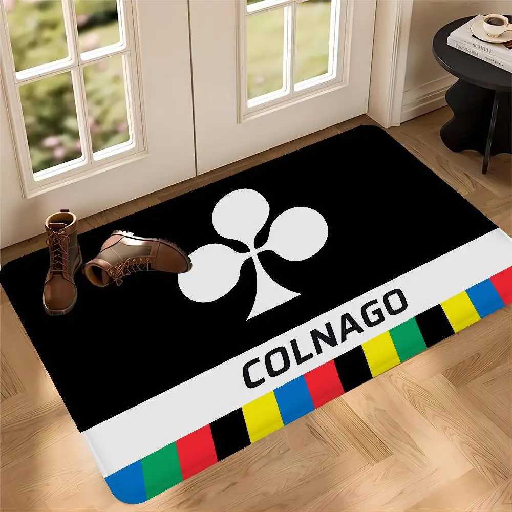 Bicycle C-Colnagos Entrance Door Mat Nordic Style Bedroom Living Room Doormat Home Balcony Anti-Slip Modern Home Decor