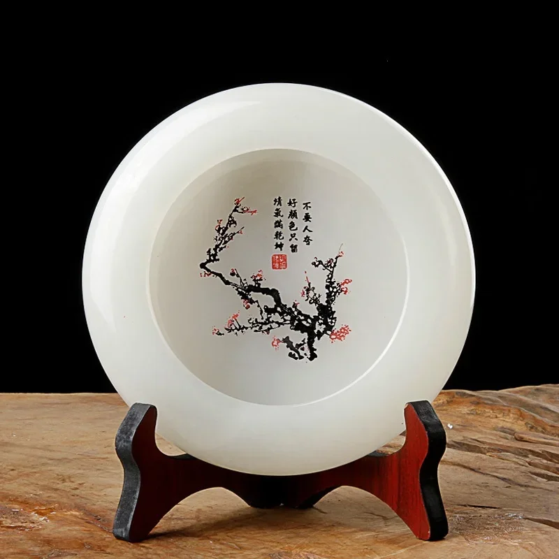 

Пепельница из натурального нефрита – элегантный декор для гостиной, офиса и чайного столика, практичный аксессуар для учебы