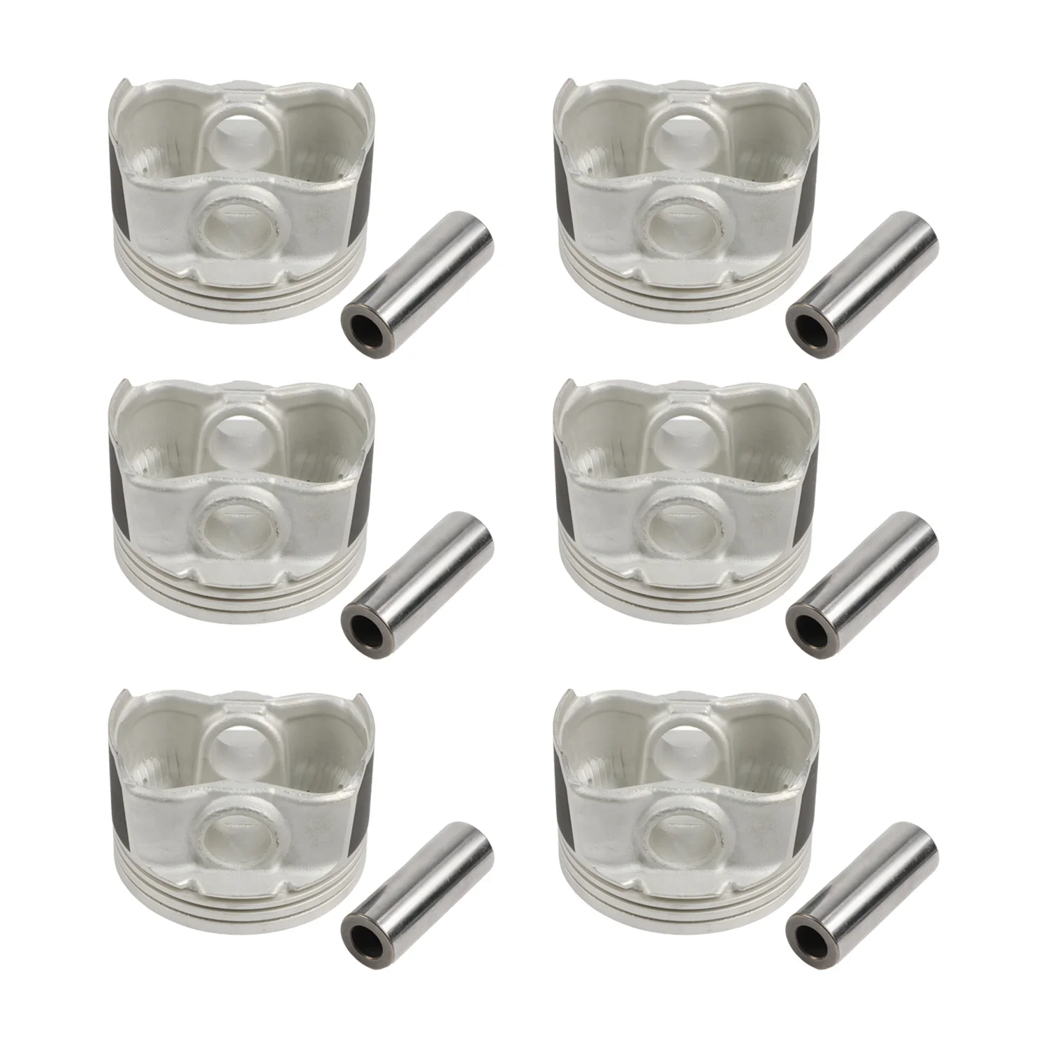 DPGKITS 6pcs Pistons Rings Set 23410-3E001 For Hyundai Kia G6EA 2.7 23410-3E001 Engine Pistons Rings Rods & Parts
