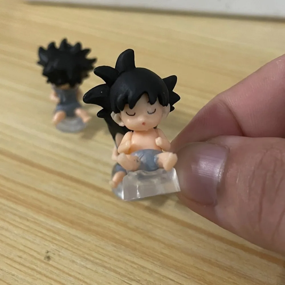 3pcs/set Anime Dragon Ball Z 3cm Baby Goku Figure Vegeta Figurine Brloy PVC Action Figures Collection Model Toys Gifts