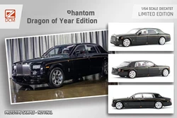 DCM 1:64 Royce Phantom BlackSilver /Dragon of Year Edition  Diecast Model Car