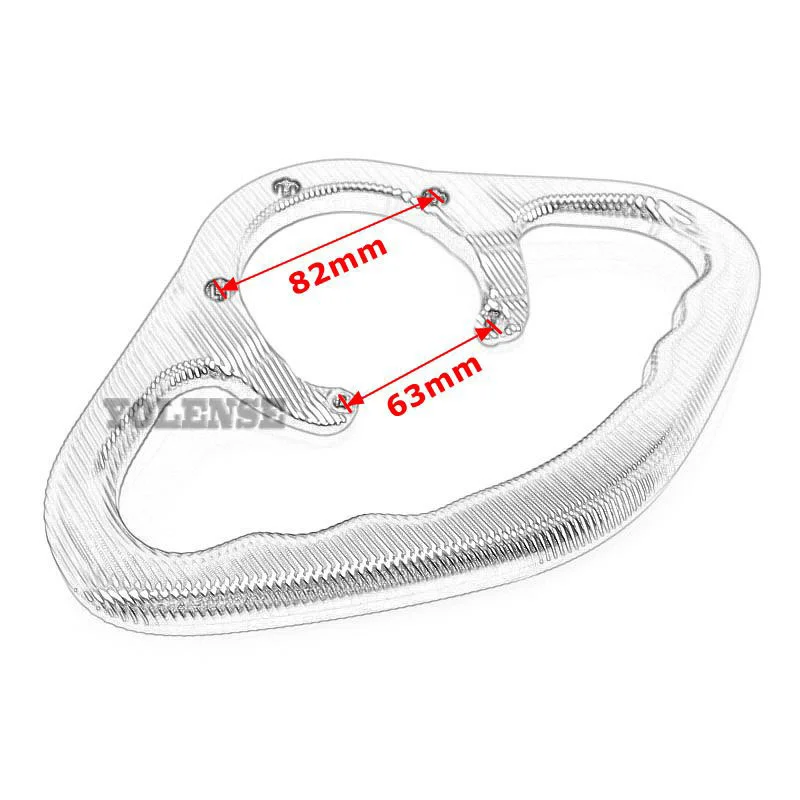 Motocicleta CNC Passageiro Grip Tanque Grab Bar, Acessórios para SUZUKI SV1000 SV1000 SV 1000 S