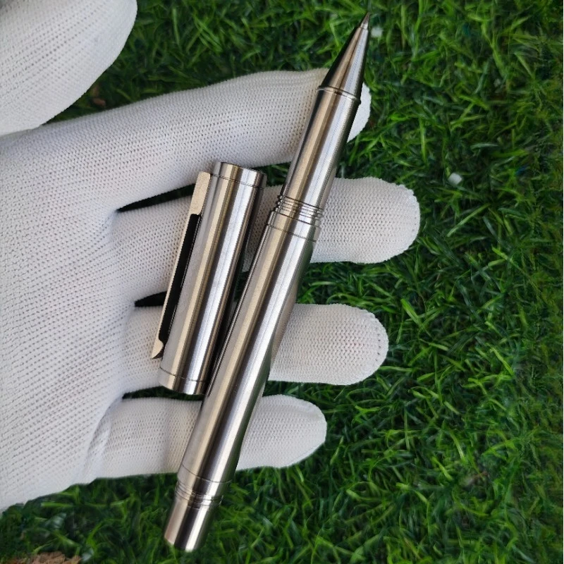 

BALAOYE шариковые ручки из титанового сплава + нержавеющей стали Bock Jinhao F 0,5 мм, перьевые ручки, наконечник, чернильная ручка для студентов, подарочная ручка