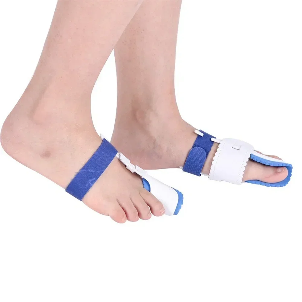 2pcs Big Toe Straightener Separator Bunion Splint Foot Hallux Valgus Corrector Night Splint Foot Pain Relief Foot Care Tool