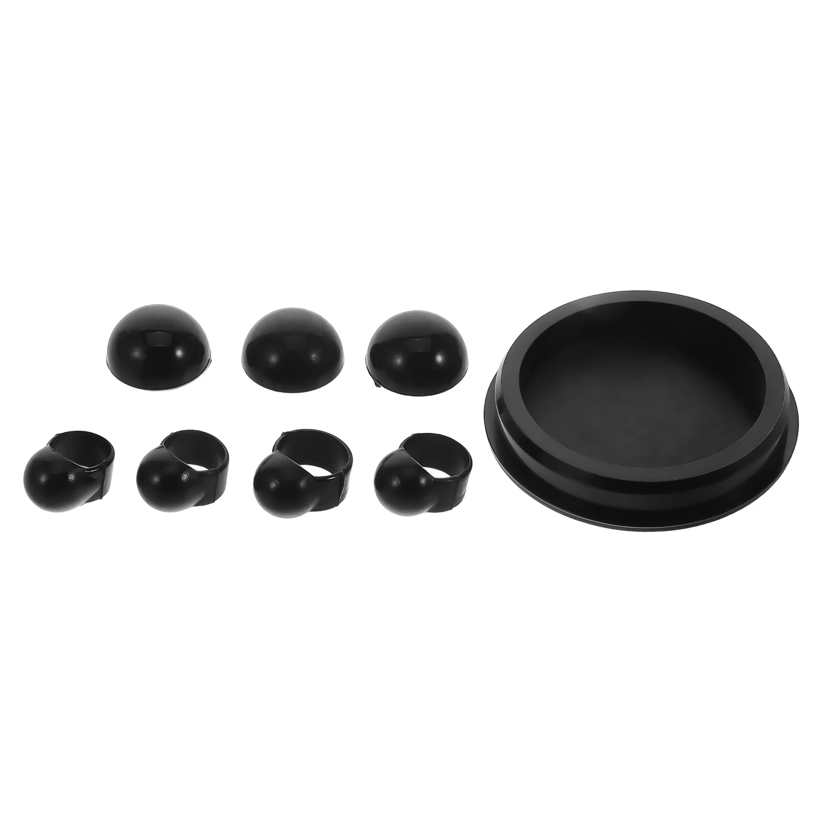 

Ethereal Accessories Heavy Duty Silicone Sound Cover Finger Sleeves Foot Pads Drum Mute Set Longlasting Ethereal Drum Parts