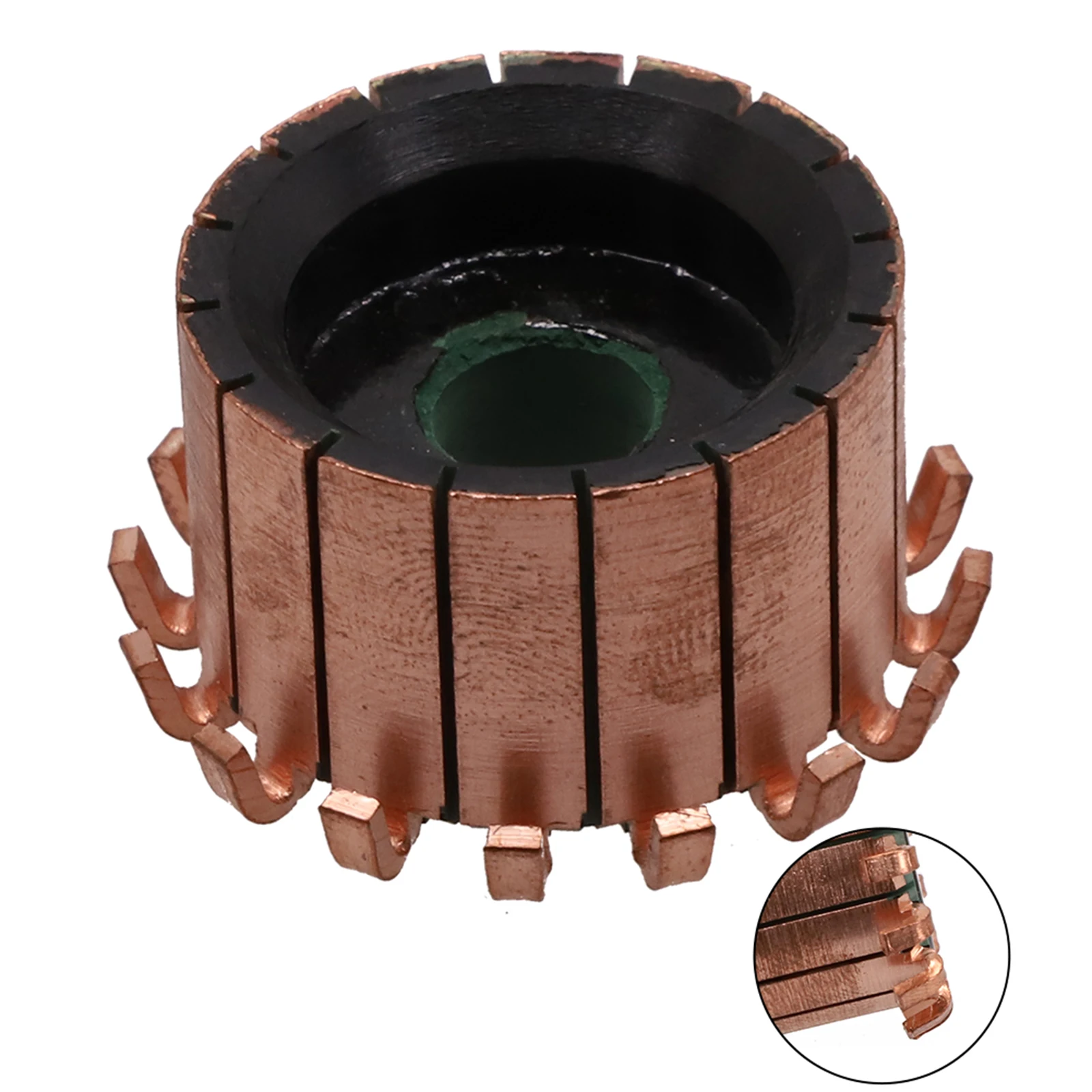 Keep Your Motor Running Smoothly with this Silver Copper Commutator 8x26x176（17）mm 16P Teeth Gear Electric Motor Commutator