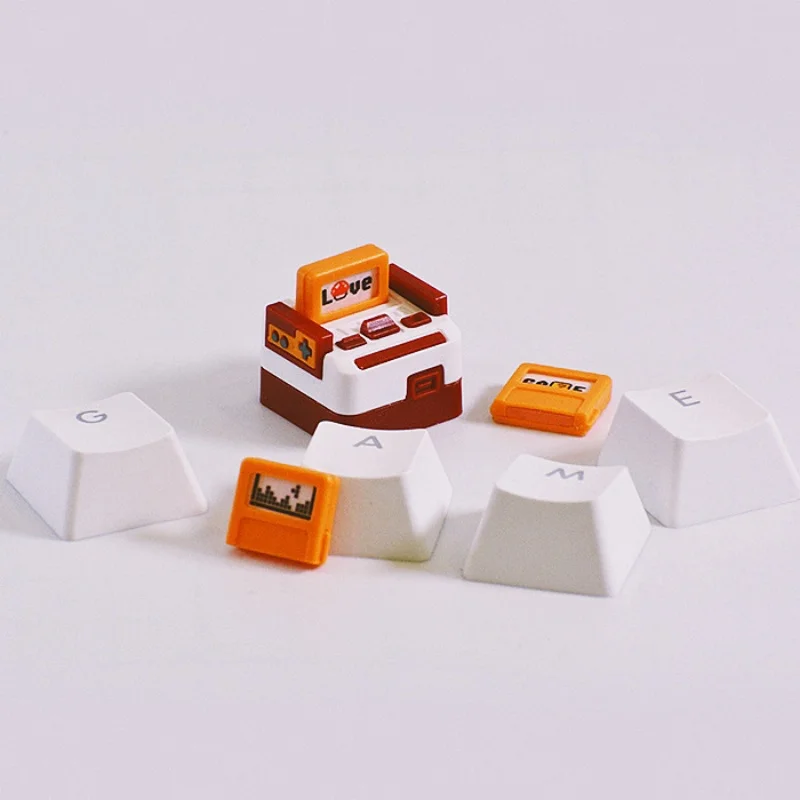 Fc Red And White Machine Individual Key Caps Mechanical Keyboard Key Caps