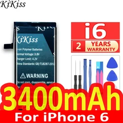 KiKiss Powerful Battery for IPhone 6 6S 7 7S 8 8 Plus IPhone6 6Plus 7Plus 8Plus 6S Batteries Replacement Compatible Battery