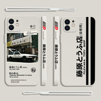 Popular Classic Anime Initial D Phone Case For Huawei P50 P40 P30 P20 Nova 9 9SE 8 8i Mate 40 30 Pro Lite P Smart 2021 Y7A Cover