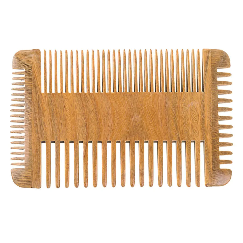 

Fine Tooth Wooden Massage Comb for Detangling Hair Styling and Dandruff Removal Slim Compact Hairdressing Comb with Rounded