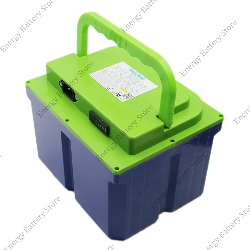 حزمة بطارية Lifepo4 48 فولت 20 أمبير في الساعة 16S1P، مدمجة 30A1500W BMS LED، مناسبة لبطارية يخت RV للسفر والتخييم المحمولة