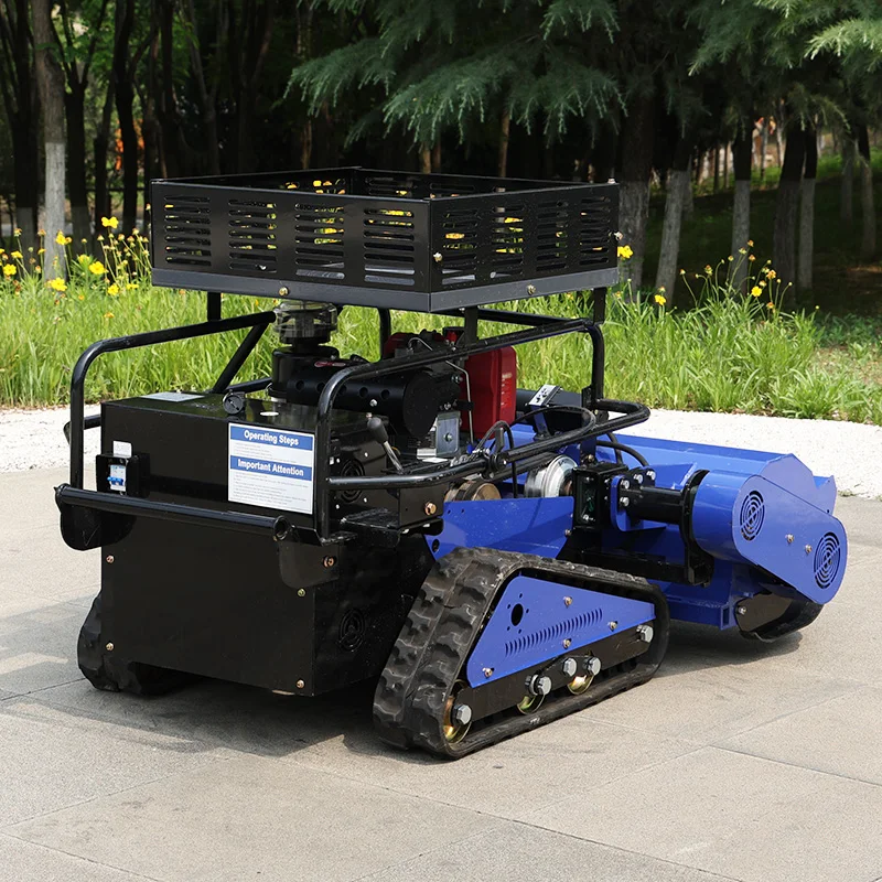 Customized intelligent robot lawn mower comes with display screen and optional color selection, well‑suited for villa courtyard