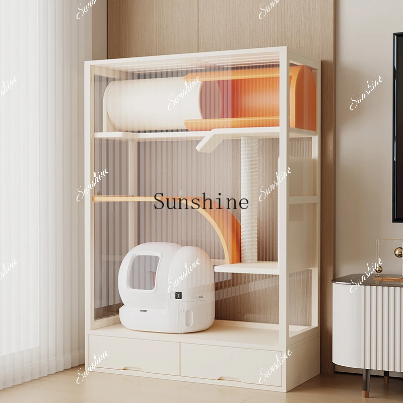 Cat Villa Home Indoor Large Space Luxury Cat Cage Free Space House  FT