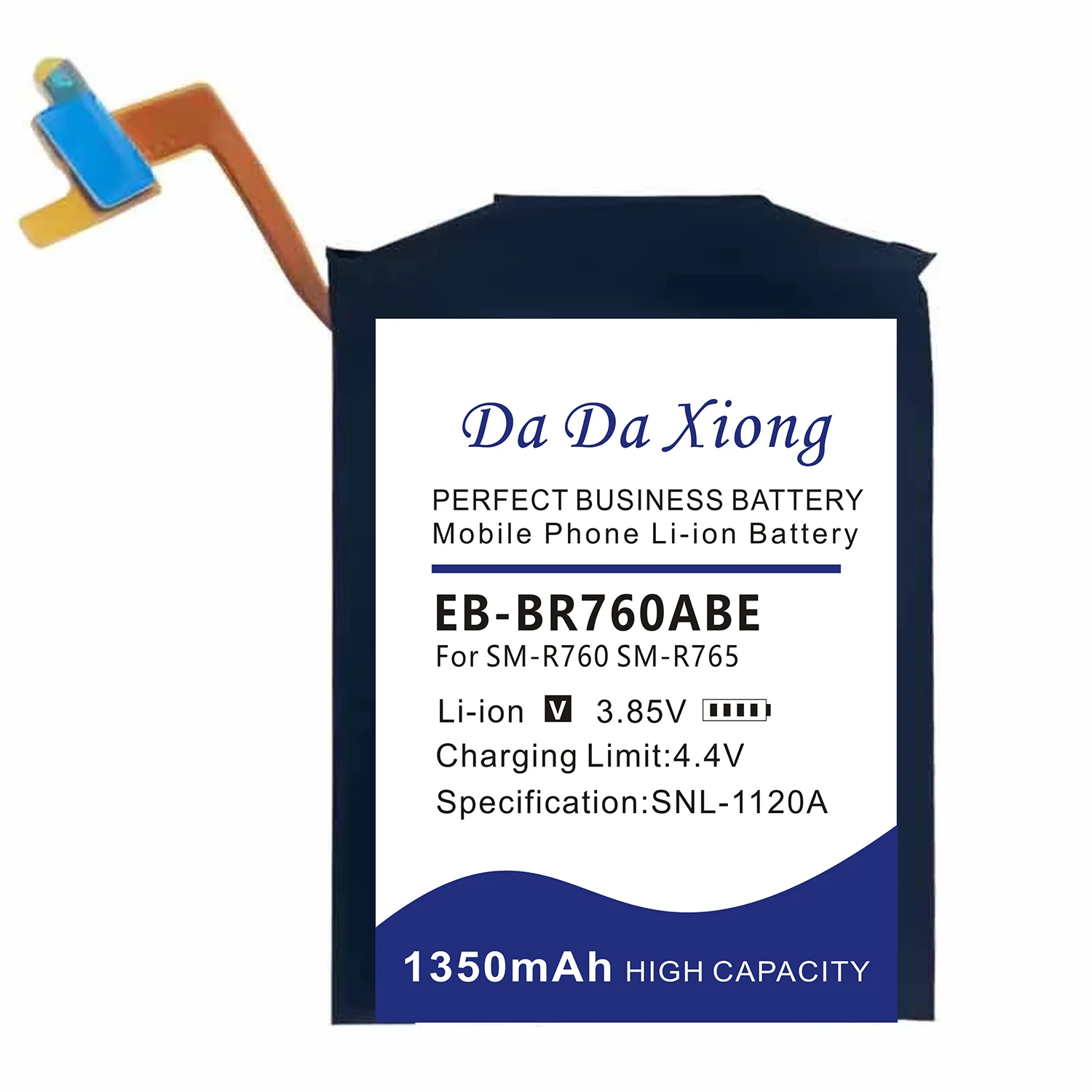 Top Brand 100% New 1350mAh EB-BR760ABE Battery For Samsung Gear 3 Frontier Gear S3 Classic SM-R760 SM-R765 SM-R765S SM-R770