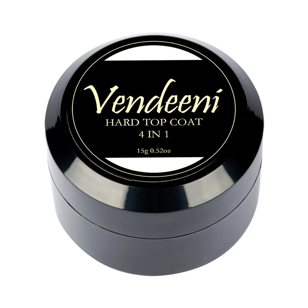 Vendeeni 4-in-1 Multifunktions-Top-Coat Gel Nagellack UV-Verlängerungsgel Verstärkter Wellenlinien-Nagel-Gel mit Strasssteinen 15g – Detail 9