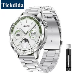 Correa de Metal de 22mm y 20mm para Huawei Watch GT 4 GT4 46mm 41mm GT3 Pro SE Amazfit GTS Mini GTR 4, pulsera de acero inoxidable