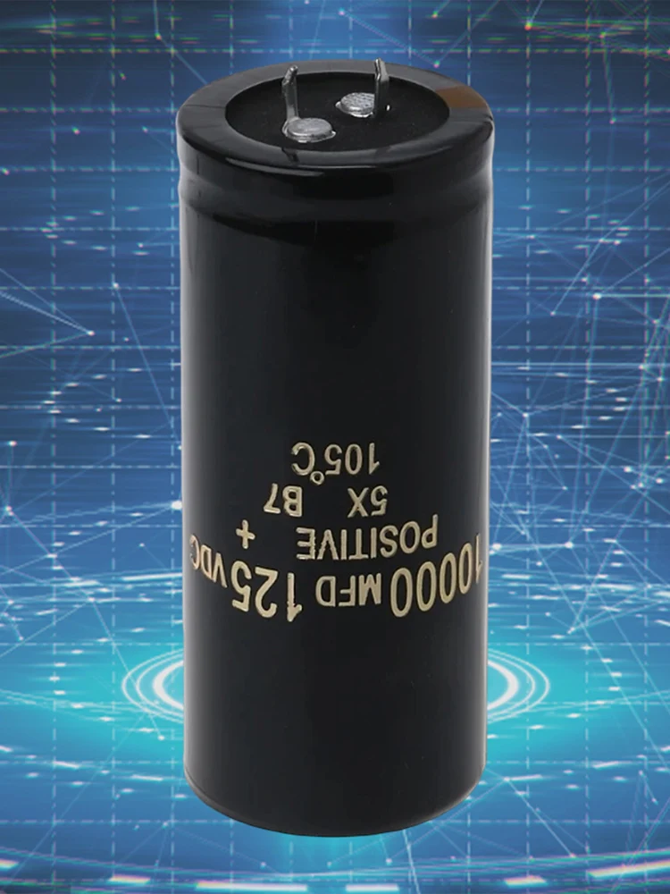 125V 10000uF Capacitor Replace 120V 100V Audio Aluminum Electrolytic Super Farad Capacitor 35x80mm for Amplifier