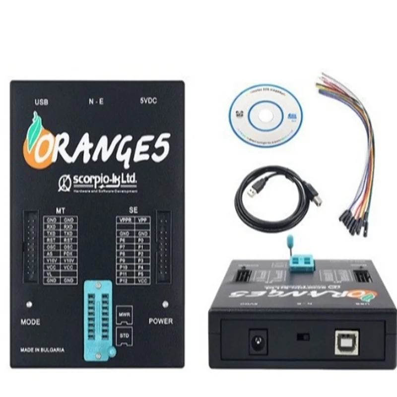 Orange5 Programmer V1.35 - تم تنشيطه بالكامل مع ترخيص مدى الحياة + USB Dongle |   يدعم أكثر من 1000 رقائق |   تنظيم الجهد 2.0-21.0 فولت