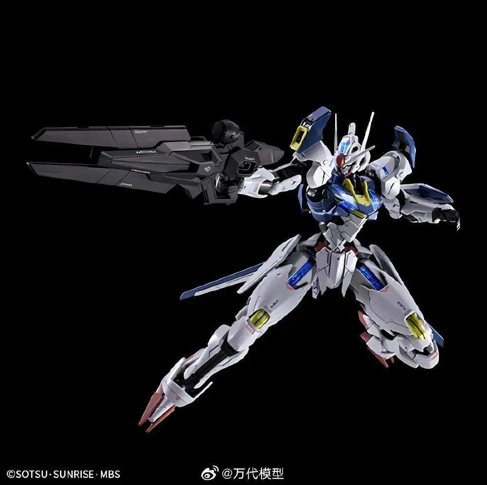 BANDAI Original Gundam FM 1/100-AERIAL Permet Score 6 de Mercury assembler modèle Robot décoration de bureau cadeau de collection