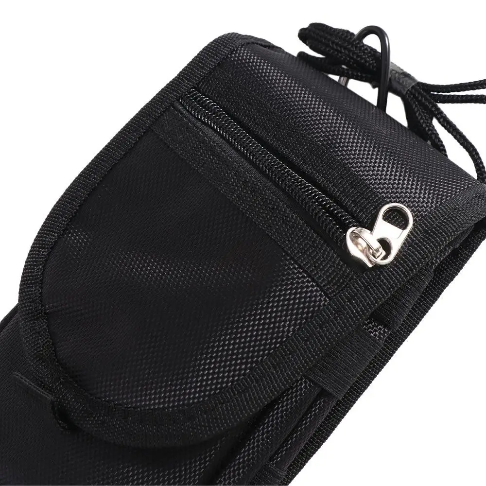 

Oxford Men's Multifunction Wallet 3 Compartments with Pen Insertion Pocket Mobile Phone Belt Pouch with Carabiner Waterproof