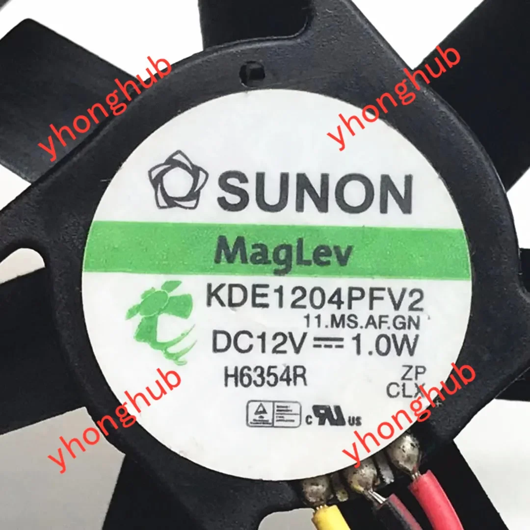 

SUNON KDE1204PFV2 11.MS.AF.GN DC 12V 1.0W 3-Wire 40x40x10mm Server Cooling Fan
