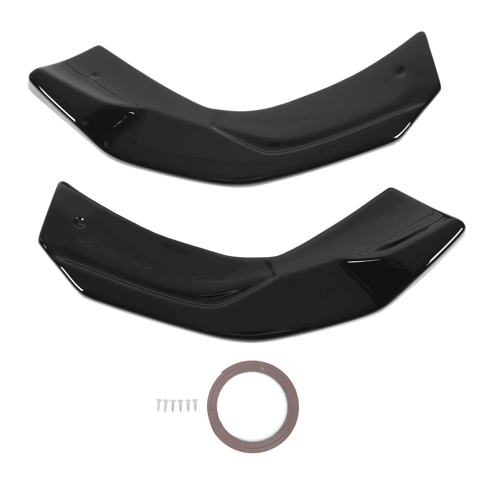 

Для Mercedes-Benz 1 пара боковых разветвителей заднего бампера слева и справа - ярко-черный автомобильный аксессуар