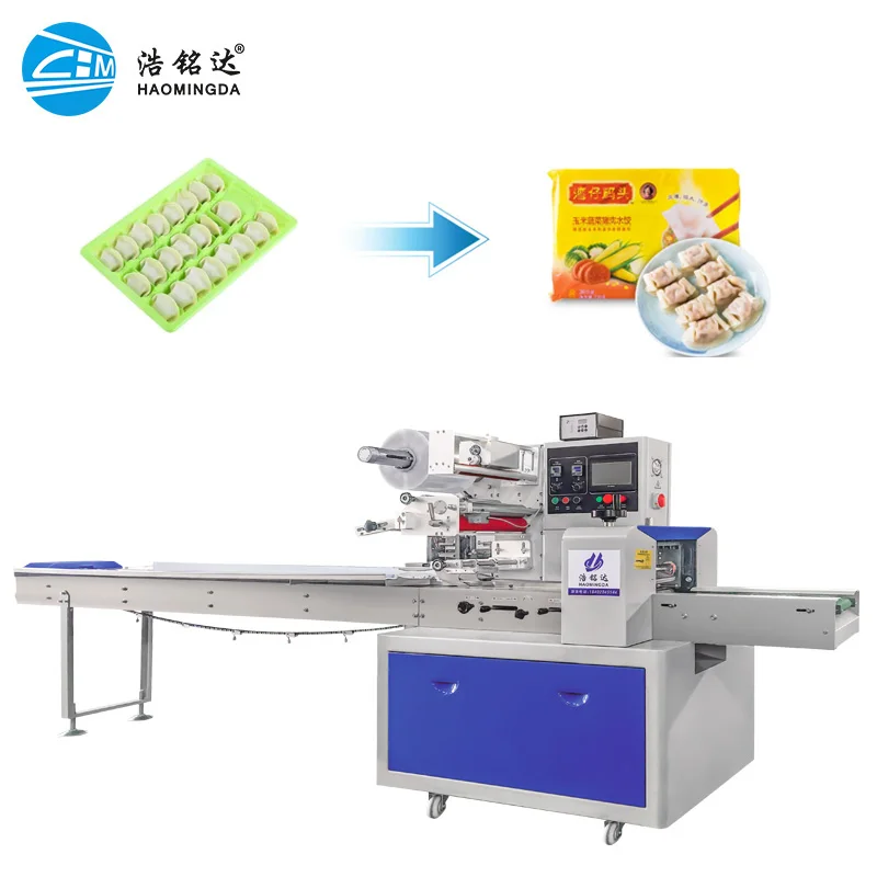 Automatic Frozen Dumpling Asparagus Instant Noodles Packing Machine