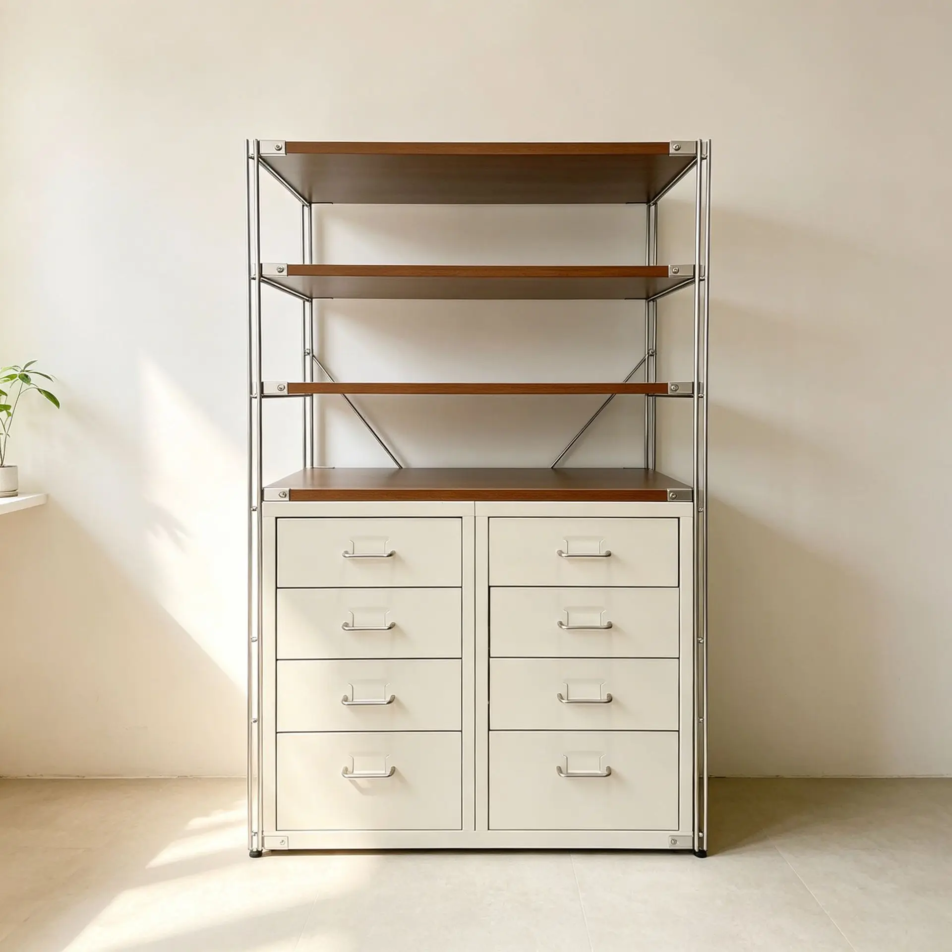 YFY Iron Storage Cabinet Bedside Seam Locker Office Drawer Household Under Desk Bucket File