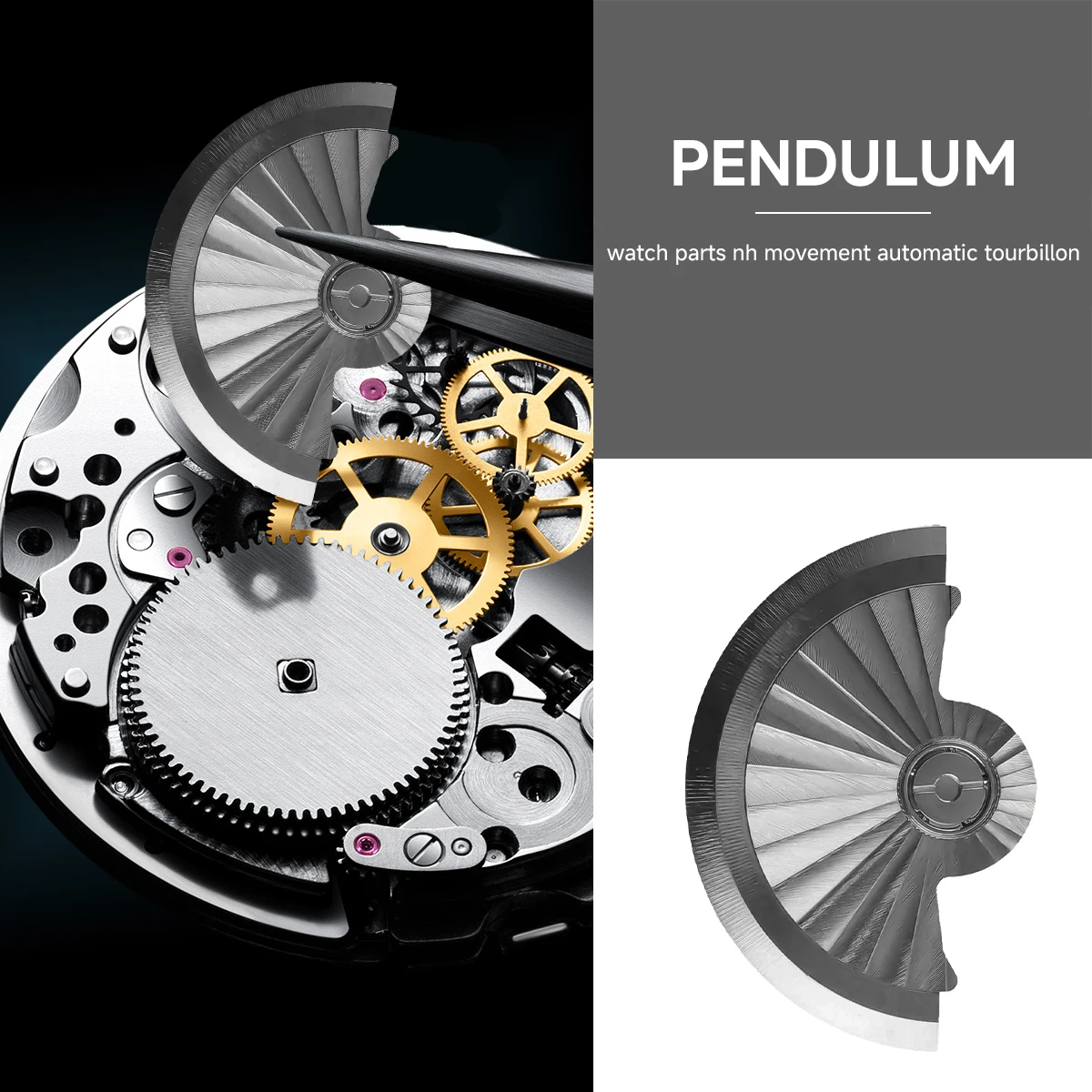 銅時計ムーブメントローターフィット NH34 NH35 NH36 NH38 NH70 NH72 4R35 4R36 7002 7009 6309 時計アクセサリー自動ハンマーローター